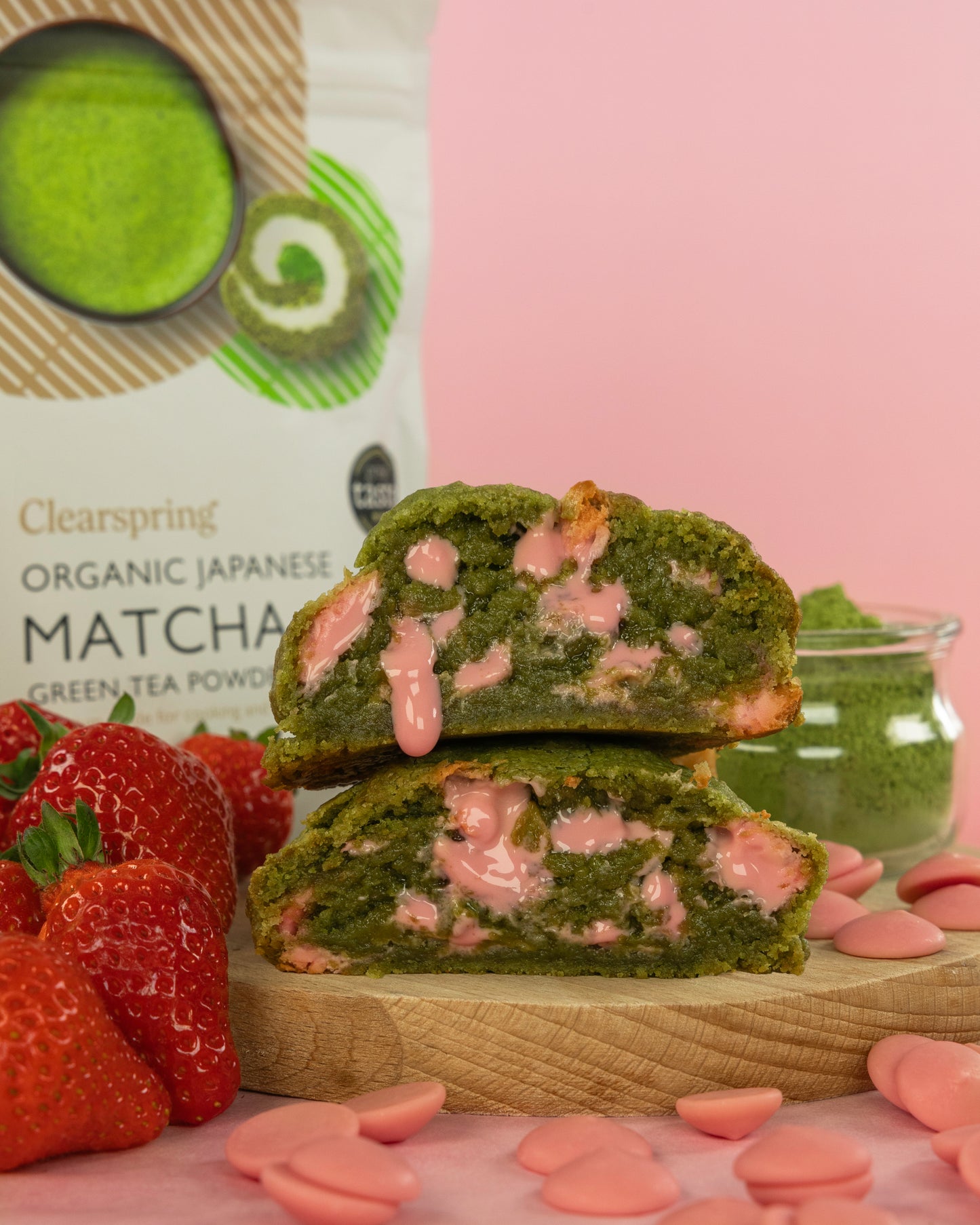 Matcha Jordgubb