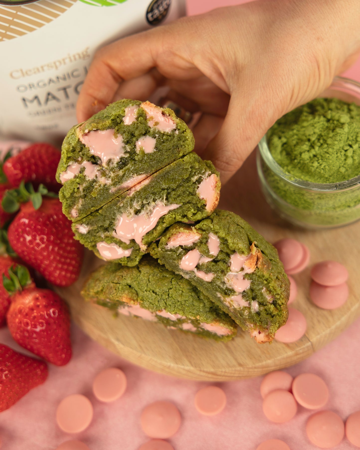 Matcha Jordgubb