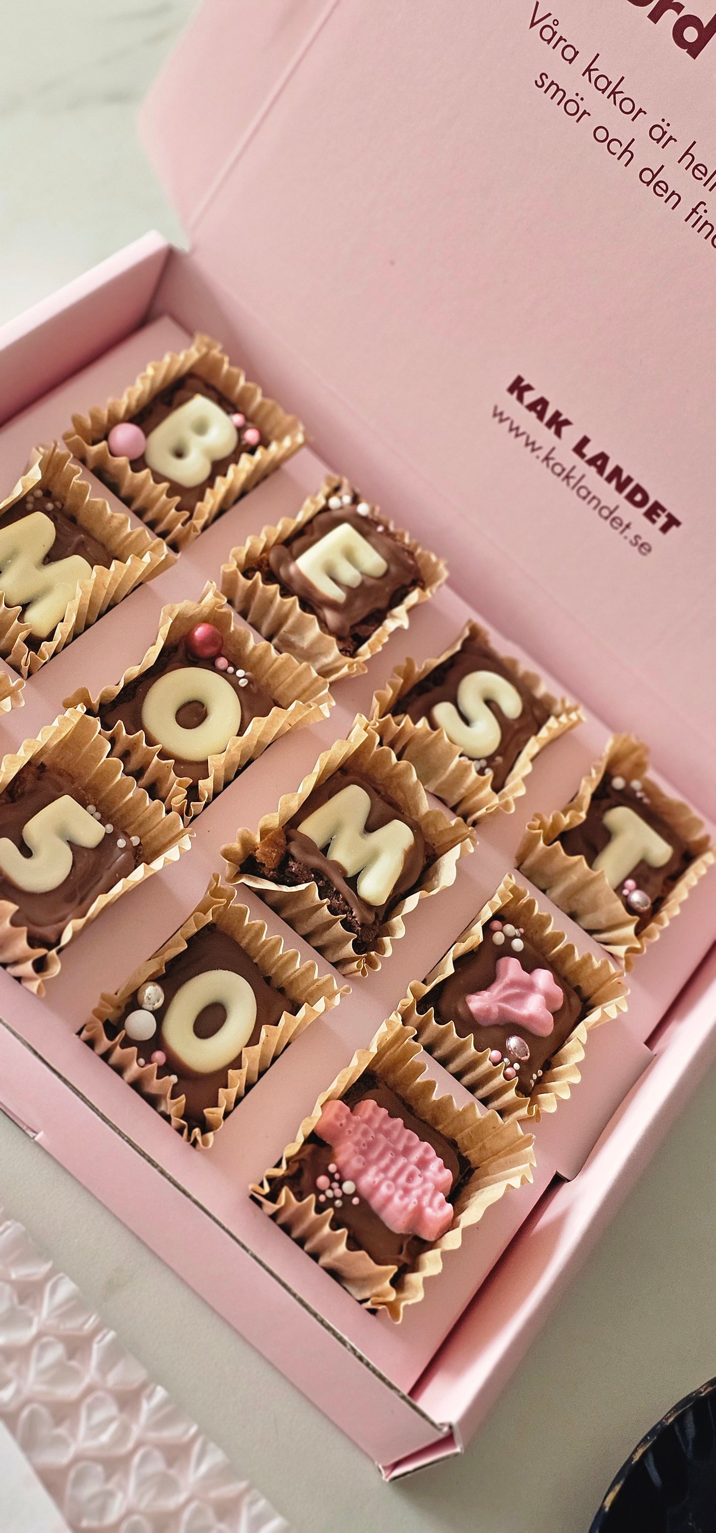 Gör din egen brownie låda