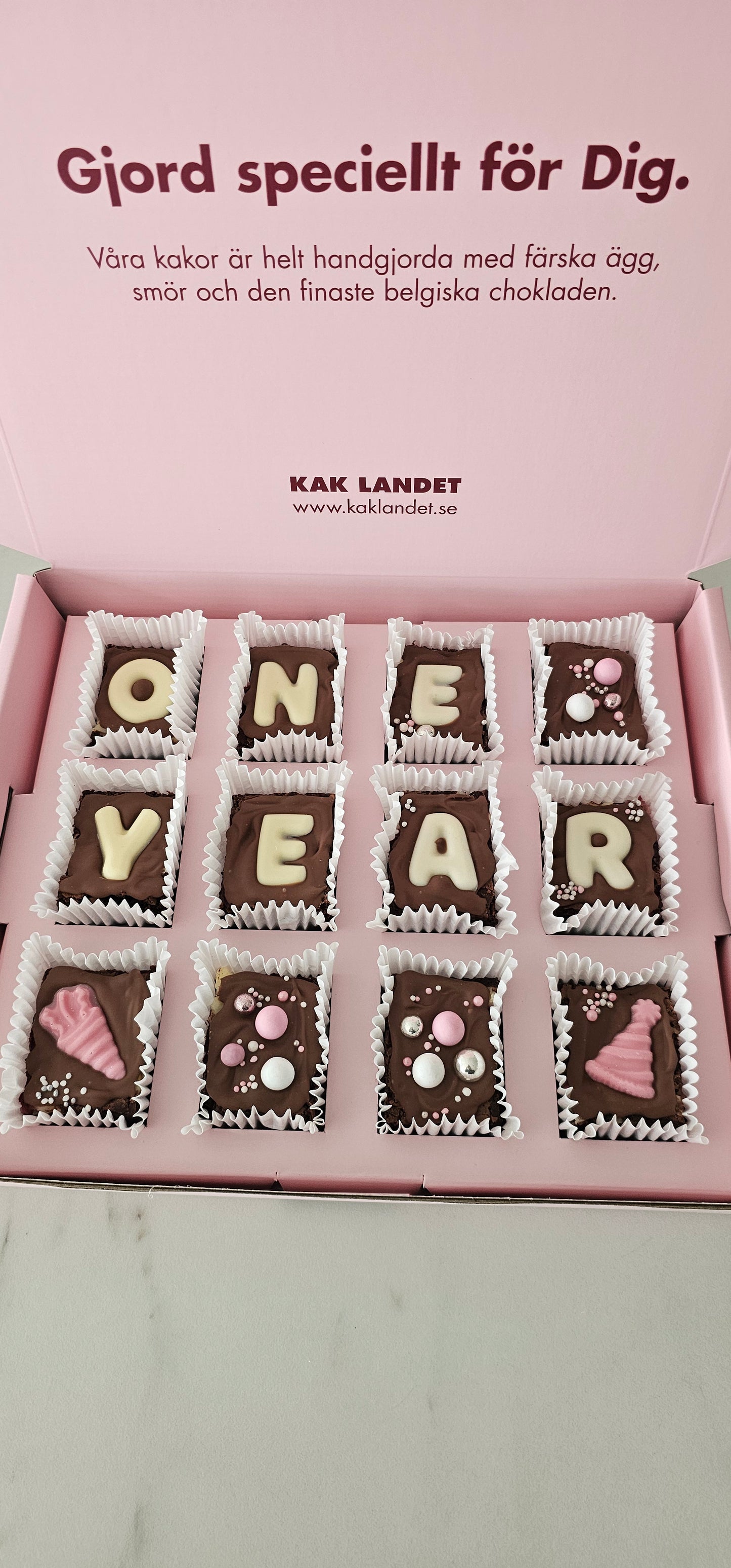 Gör din egen brownie låda