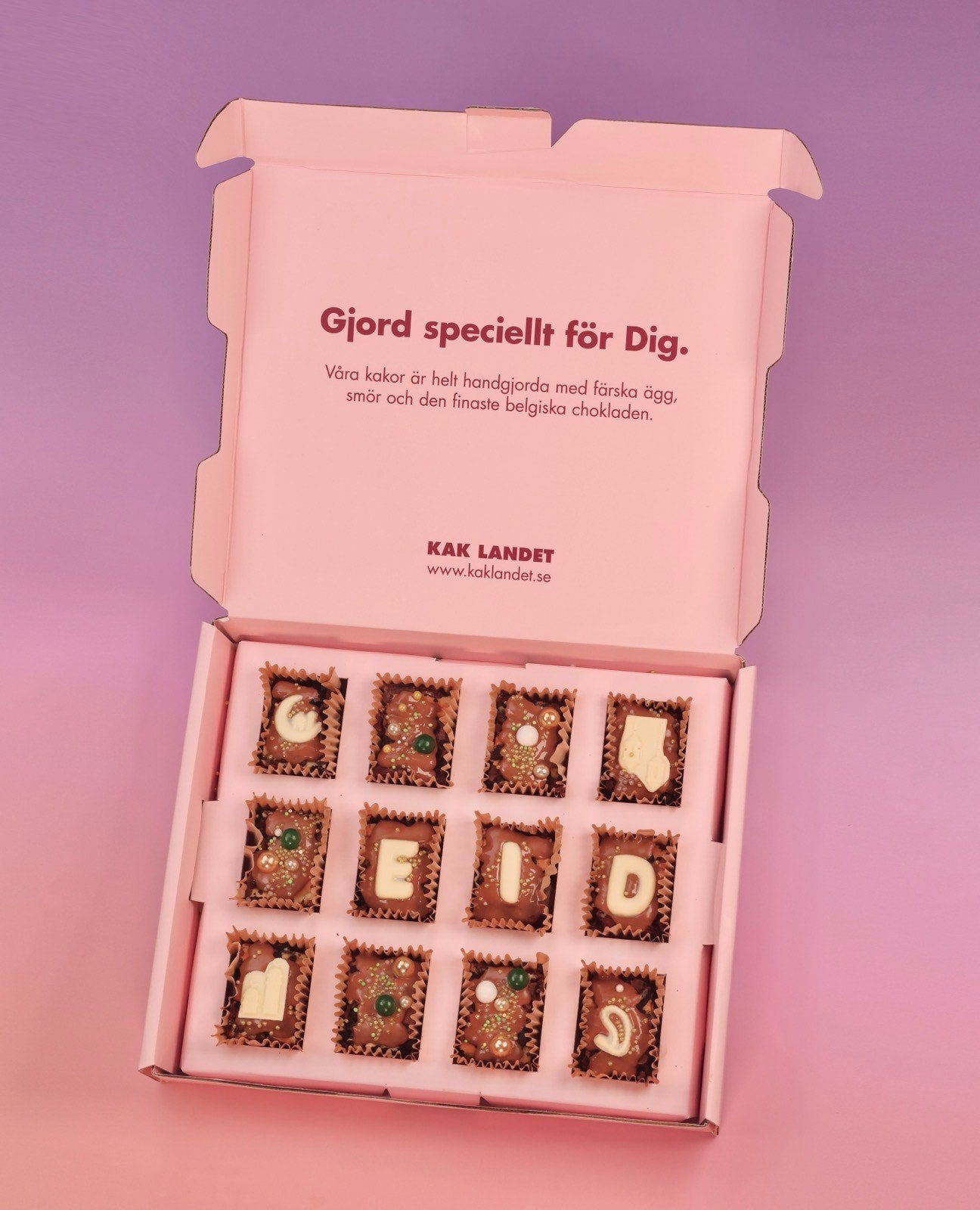 Eid brownie låda